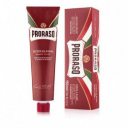 Proraso Shaving Cream Red Odą maitinantis skutimosi kremas - pažeista pakuotė 150ml