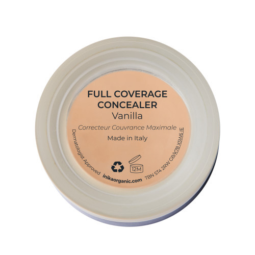 Inika Organic Full Coverage Concealer Stipraus maskavimo priemonė 3.5g