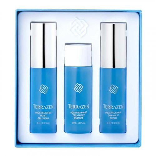 Terrazen Aqua Recharge Tiny Set Intensyviai veido odą drėkinantis rinkinys Rinkinys