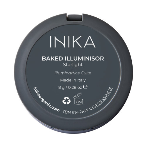 Inika Organic Baked Mineral Illuminisor Švytėjimo suteikianti kompaktinė pudra 8g