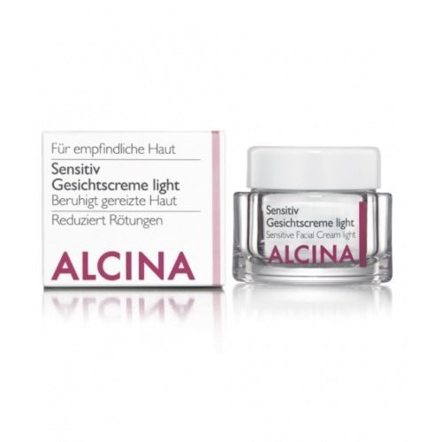 Alcina Sensitive Facial Cream Light Veido kremas jautriai odai 50ml