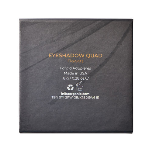 Inika Organic Eyeshadow Quad Palette Akių šešėlių paletė 8g