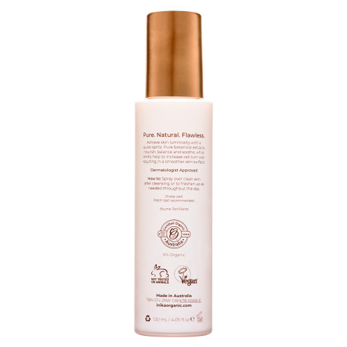 Inika Organic Hydrating Toning Mist Drėkinanti veido dulksna 120ml