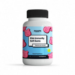 Nuum Cosmetics Kids Immunity Soft Gums Kramtomųjų guminukų, multivitaminų ir mineralų kompleksas vaikams 210g