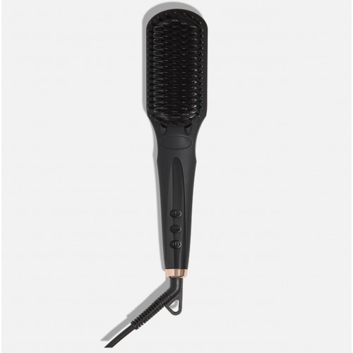 Amika Polished perfection straightening brush Plaukus glotninantis šepetys 1.0 Juodas