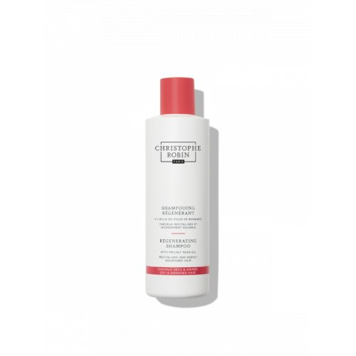 Christophe Robin Regenerating Shampoo Plaukus atkuriantis šampūnas su opuncijų aliejumi 250ml