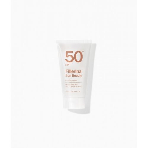 Fillerina Sun Beauty Face Sun Cream Veido kremas nuo saulės – SPF 50+ su Fillerina® 12 Hialurono rūgščių molekulėmis 50ml