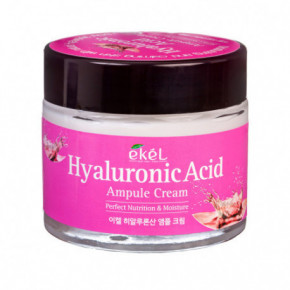 Ekel Hyaluronic Acid Ampule Cream Sejas krēms ar hialuronskābi 70ml