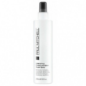 Paul Mitchell Freeze and Shine Super Spray Stiprios fiksacijos neaerozolinis lakas 250ml