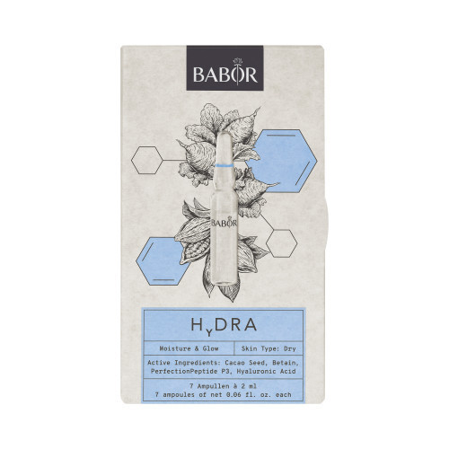 Babor Botanicals Hydra Drėkinančios ampulės veidui 7x2ml