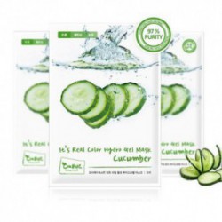 Cre8Skin It's Real Color Hydra Gel Mask Cucumber Hidrogelinė agurkų veido kaukė 30g