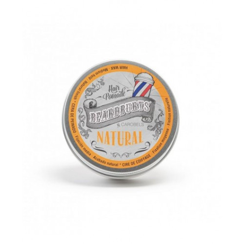 Beardburys Natural Hair Pomade Vidutinės fiksacijos pomada kreminės konsistencijos 30ml