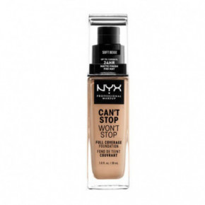 NYX Professional Makeup Can't Stop Won't Stop Full Coverage Foundation Jumestuskreem 30ml
