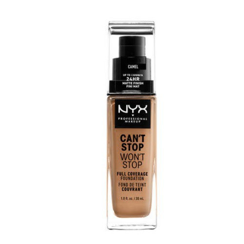 NYX Professional Makeup Can't Stop Won't Stop Full Coverage Foundation Makiažo pagrindas 30ml