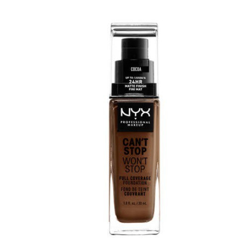 NYX Professional Makeup Can't Stop Won't Stop Full Coverage Foundation Makiažo pagrindas 30ml