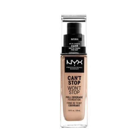 NYX Professional Makeup Can't Stop Won't Stop Full Coverage Foundation Makiažo pagrindas 30ml