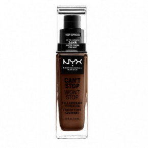 NYX Professional Makeup Can't Stop Won't Stop Full Coverage Foundation Makiažo pagrindas 30ml