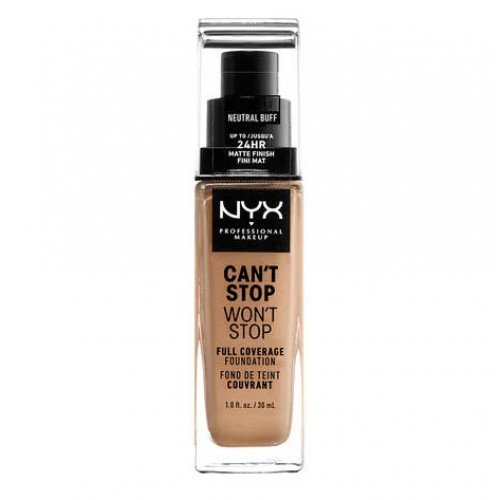 NYX Professional Makeup Can't Stop Won't Stop Full Coverage Foundation Makiažo pagrindas 30ml