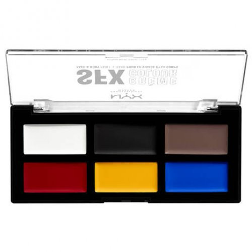 NYX Professional Makeup SFX Face and Body Paint Palette Veido ir kūno dažų paletė 6x1.4g