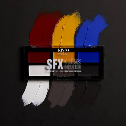 NYX Professional Makeup SFX Face and Body Paint Palette Veido ir kūno dažų paletė 6x1.4g