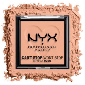 NYX Professional Makeup Can't Stop Won't Stop Mattifying Powder Matistav kompaktpuuder 6g