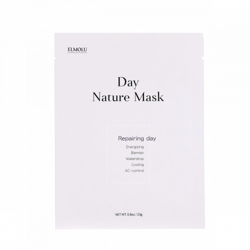 Elmolu Day Nature Mask Repairing Day Veido odą atstatanti lakštinė kaukė 23g