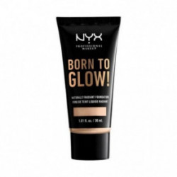 NYX Professional Makeup Born To Glow! Naturally Radiant Foundation Makiažo pagrindas 30ml