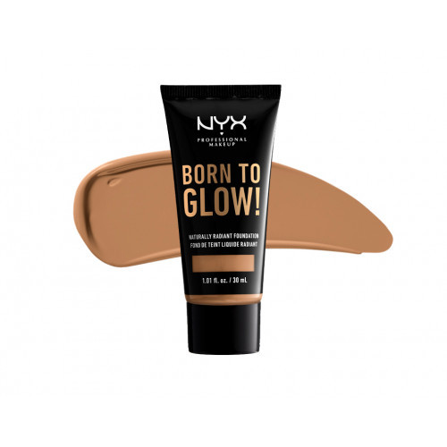 NYX Professional Makeup Born To Glow! Naturally Radiant Foundation Makiažo pagrindas 30ml