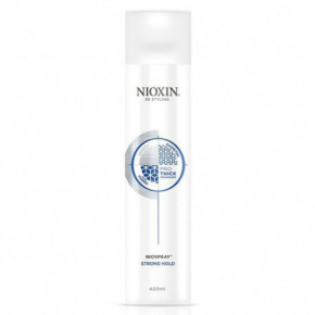 Nioxin 3D Styling Strong Hold Finishing Spray Stiprios fiksacijos plaukų lakas 400ml