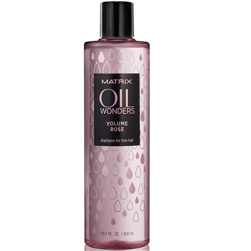 Matrix Oil Wonders Volume Rose Šampūnas plonų plaukų apimčiai didinti 300ml