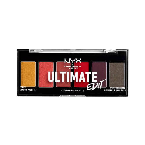 NYX Professional Makeup Ultimate Edit Petite Shadow Palette Akių šešėlių paletė Warm neutrals