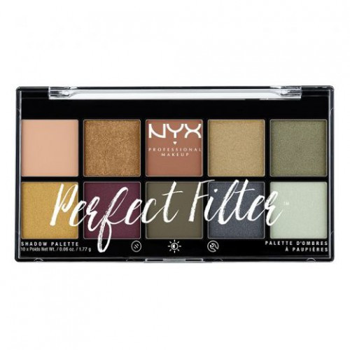 NYX Professional Makeup Perfect Filter Shadow Palette Akių šešėlių paletė 17.7g