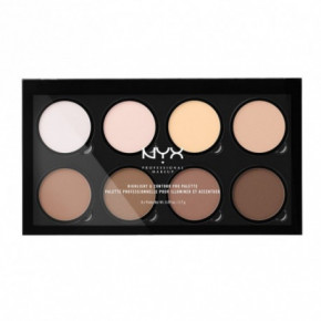 NYX Professional Makeup Highlight & Contour Pro Palette Veido kontūravimo paletė 21.6g