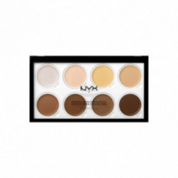 NYX Professional Makeup Highlight & Contour Cream Pro Palette Veido kontūravimo paletė 16g