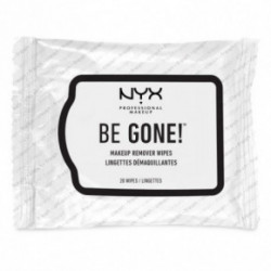 NYX Professional Makeup Be Gone! Makeup Remover Wipes Valomosios servetėlės 20vnt