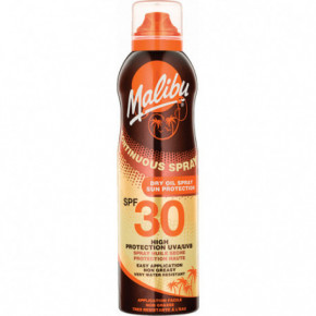 Malibu Dry Oil Aerosol Spray SPF30 Aerozolinis purškiamas sausas aliejus 175ml