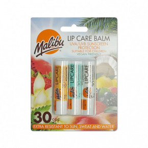 Malibu Lip Care Balm SPF30 Pack Huulepalsamid 3x5g