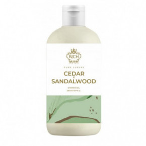 Rich Pure Luxury Cedar & Sandalwood Shower Gel Mitrinoša un barojoša dušas želeja ar izteiktu koksnes aromātu 280ml