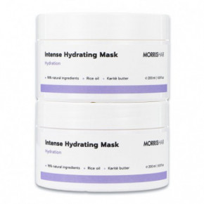 MorrisHair Hydrating Mask Duo Set Mitrinošu masku matiem komplekts