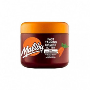 Malibu Fast Tanning Bronzing Butter Įdegį skatinantis kūno sviestas su bronzantais ir beta karotinu 300ml