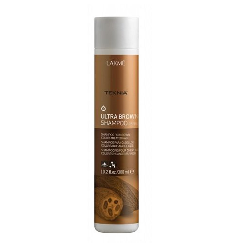 Lakme Teknia Ultra Brown Spalvą atgaivinantis šampūnas rudiems plaukams 300ml