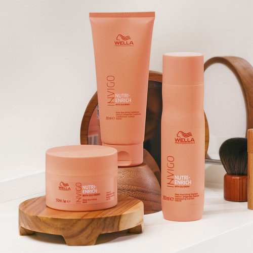 Wella Professionals Invigo Nutri Enrich Deep Nourishment Mask Giliai maitinanti kaukė sausiems plaukams 150ml