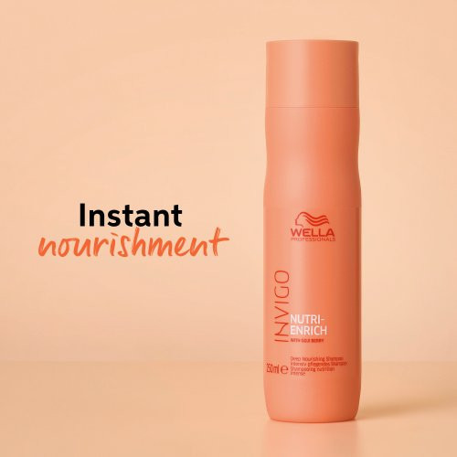 Wella Professionals Invigo Nutri Enrich Deep Nourishment Shampoo Giliai maitinantis šampūnas 300ml