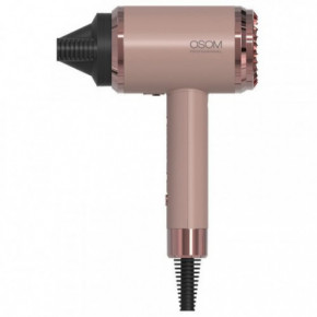 OSOM Professional Hair Dryer Plaukų džiovintuvas su neigiamų jonų generavimo technologija Rose