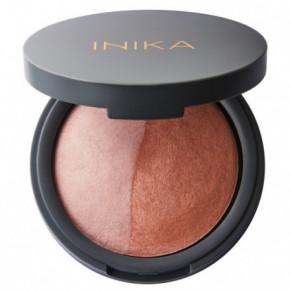 Inika Organic Baked Mineral Blush Duo Kompaktiniai mineraliniai skaistalai 6.5g