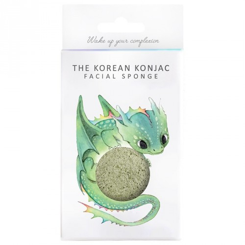 The Konjac Sponge The Konjac Sponge Mythical Dragon Face Sponge & Hook Veido kempinėlė ir kabliukas