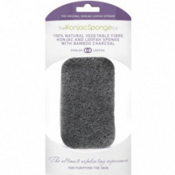 The Konjac Sponge The Ultimate Exfoliating Konjac Loofah Kūno kempinėlė Charcoal