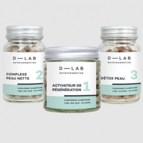 D-LAB Nutricosmetics Peu-Parfaite Food Supplement Program For Perfect Skin 2 Months