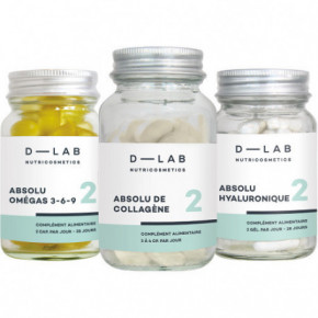 D-LAB Nutricosmetics Jeunesse-Absolue Uztura bagātinātāju komplekss sabalansētam uzturam un tvirtai ādai Komplekts