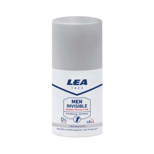 LEA MEN Invisible Dermo Protection Roll-on Deodorant Rutulinis antiperspirantas vyrams 50ml